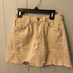 Free people Denim skirt